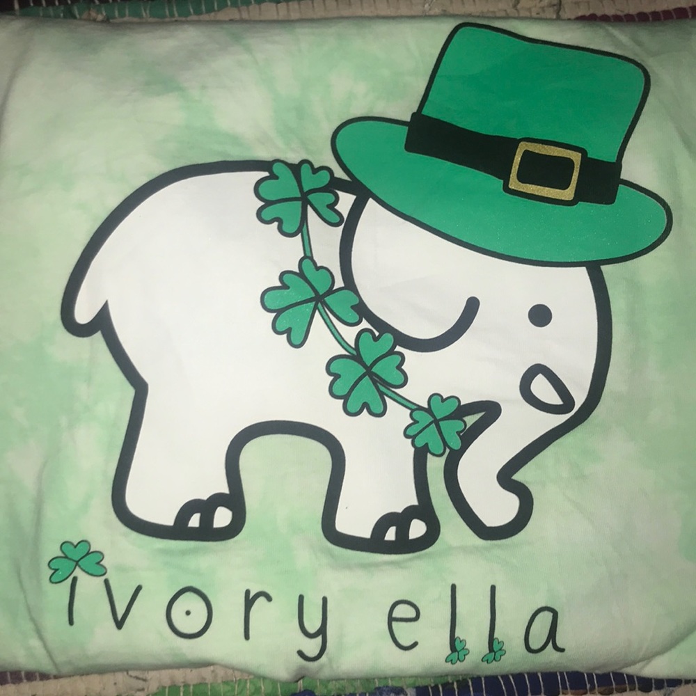 Ivory Ella St Patrick’s Day Tie Dye Tee